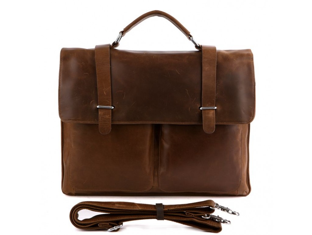 Мужской кожаный портфельTIDING BAG 7100B-1 - Royalbag