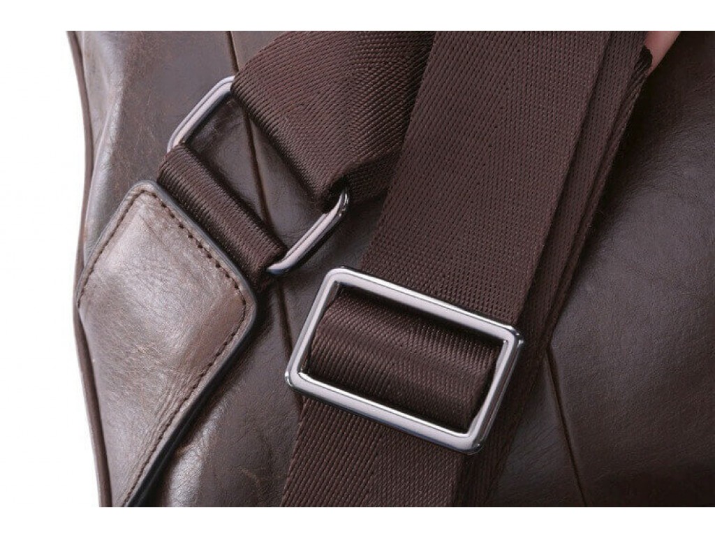 Мужской кожаный рюкзак-слинг на одно плечо Tiding Bag 7195C - Royalbag