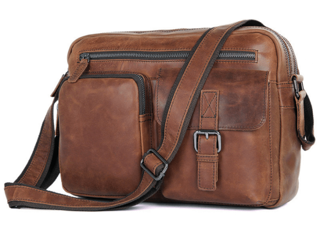 Мужская сумка через плечо Tiding Bag 1017C - Royalbag Фото 1