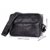 Стильная мужская кожаная сумка через плечо черная Tiding Bag 1026A - Royalbag Фото 10