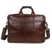 Вместительная мужская кожаная сумка под ноутбук Tiding Bag 7085C - Royalbag Фото 6