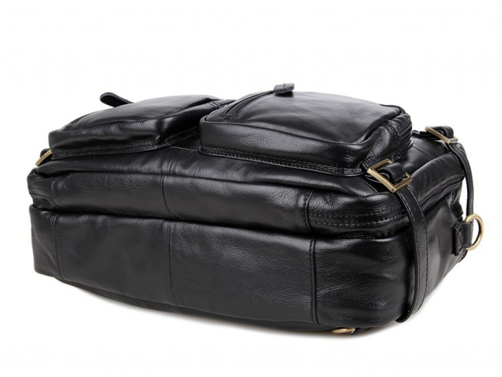 Сумка-рюкзак трансформер чоловіча шкіряна TIDING BAG 7026A - Royalbag