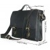 Мужской кожаный портфель для ноутбука TIDING BAG 7090A - Royalbag Фото 8