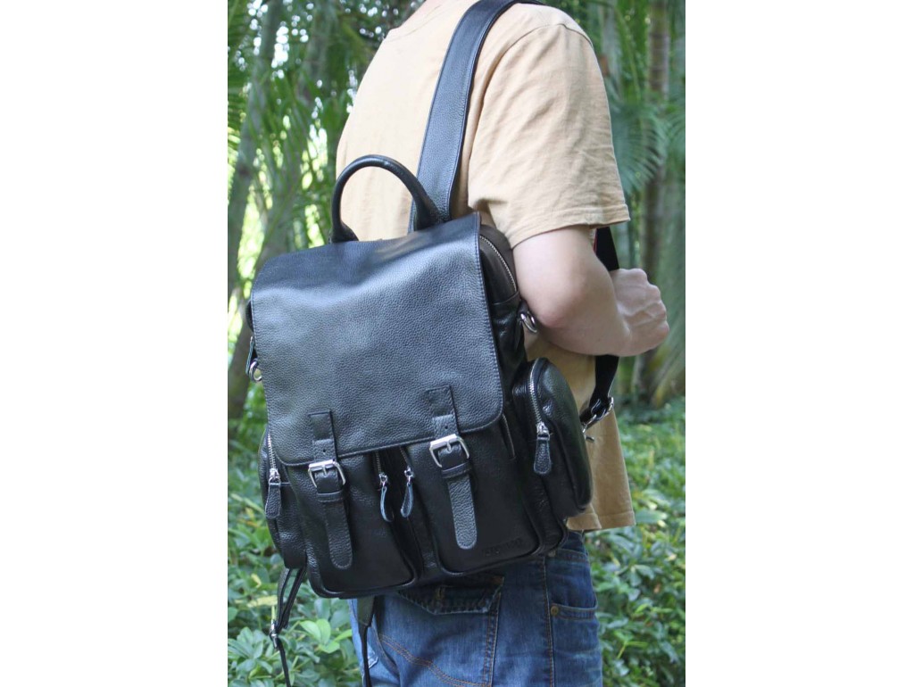 Рюкзак кожаный TIDING BAG T3101 - Royalbag