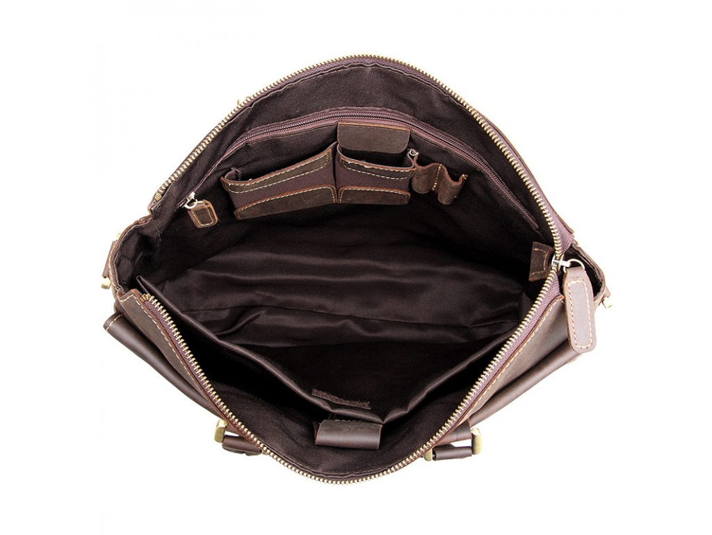 Кожаная сумка Tiding Bag 7113R-2 - Royalbag