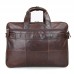 Мужская дорожная деловая кожаная сумка с карманами Tiding Bag 7343C - Royalbag Фото 3