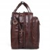 Мужская дорожная деловая кожаная сумка с карманами Tiding Bag 7343C - Royalbag Фото 4