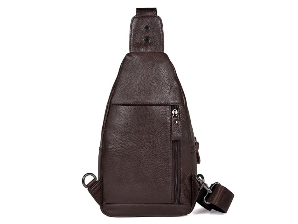 Мужская кожаная сумка-слинг через плечо Tiding Bag 8509C - Royalbag
