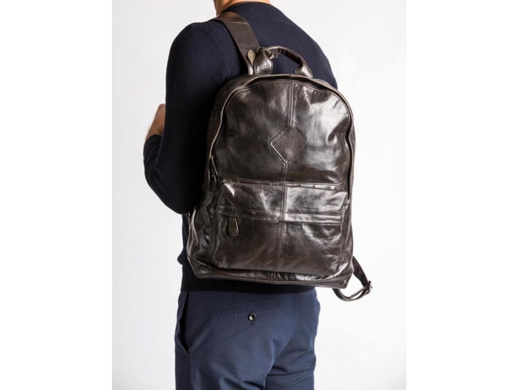 Рюкзак мужской кожаный Tiding Bag 9007J - Royalbag