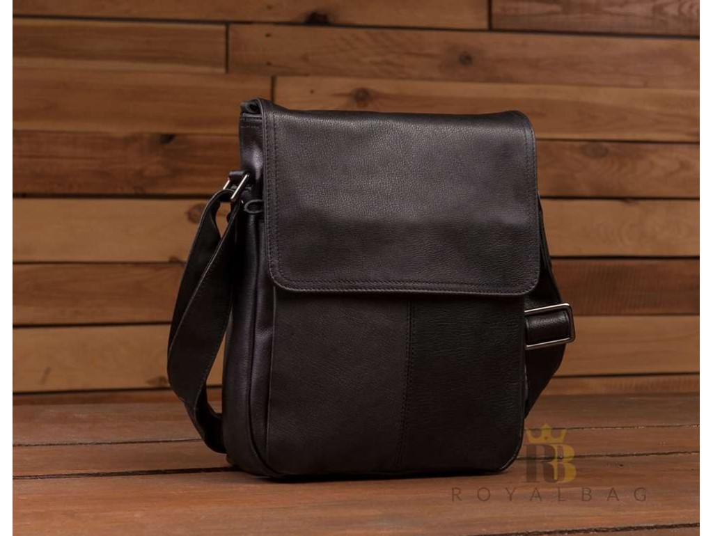 Наплечная мужская сумка с кожаным ремнем TIDING BAG 9805A - Royalbag