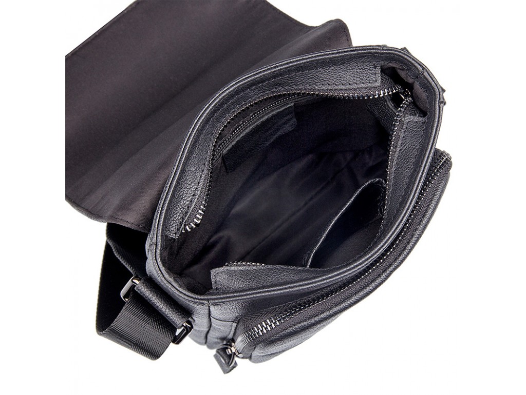 Мужская кожаная сумка с клапаном через плечо Tiding Bag 9811A - Royalbag