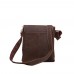 Мужская сумка через плечо из натуральной  кожи  коричневая Tiding Bag G1157DB - Royalbag Фото 5