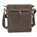 Повседневная мужская наплечная кожаная сумка на молнии Tiding Bag G8856C - Royalbag Фото 4