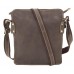 Повседневная мужская наплечная кожаная сумка на молнии Tiding Bag G8856C - Royalbag Фото 3