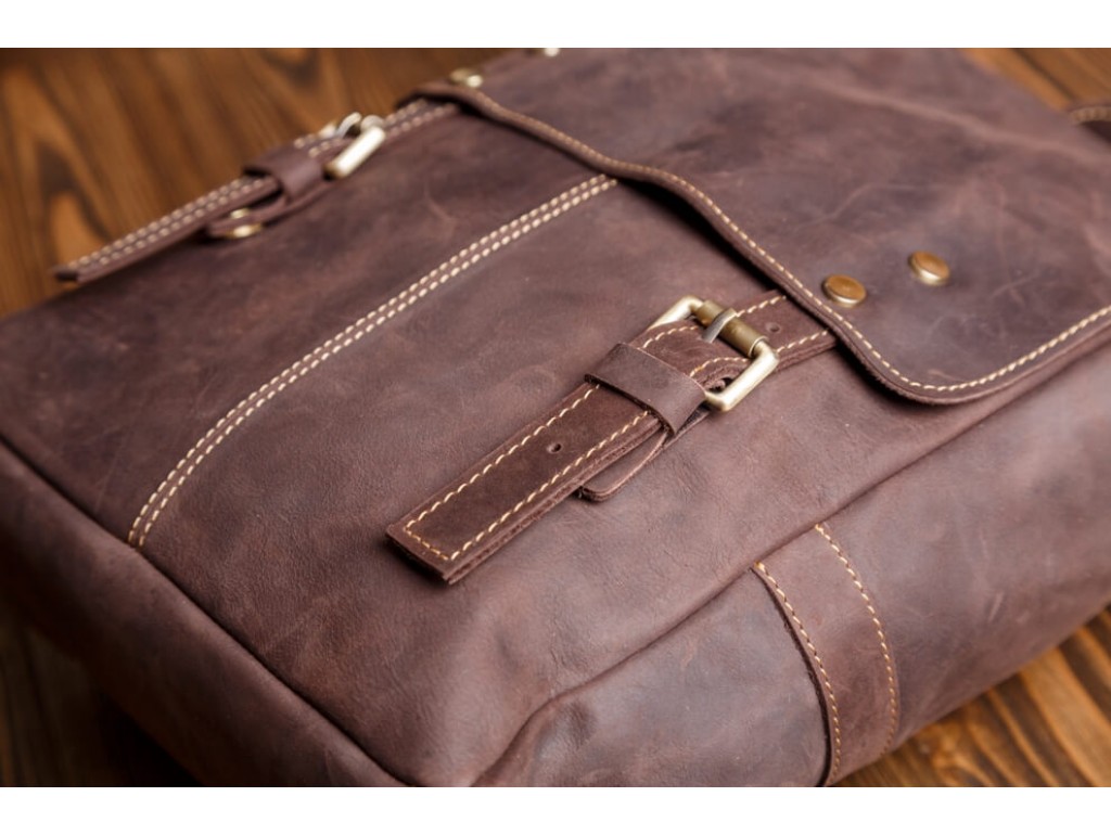 Рюкзак кожаный Tiding Bag G8877DB-1 - Royalbag