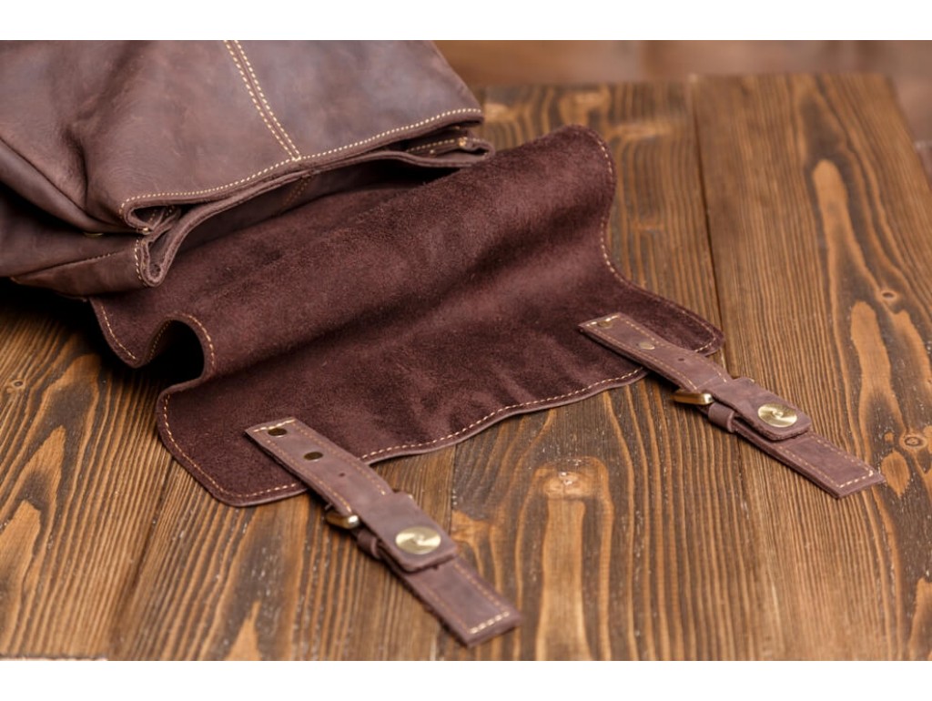 Рюкзак кожаный Tiding Bag G8877DB-1 - Royalbag