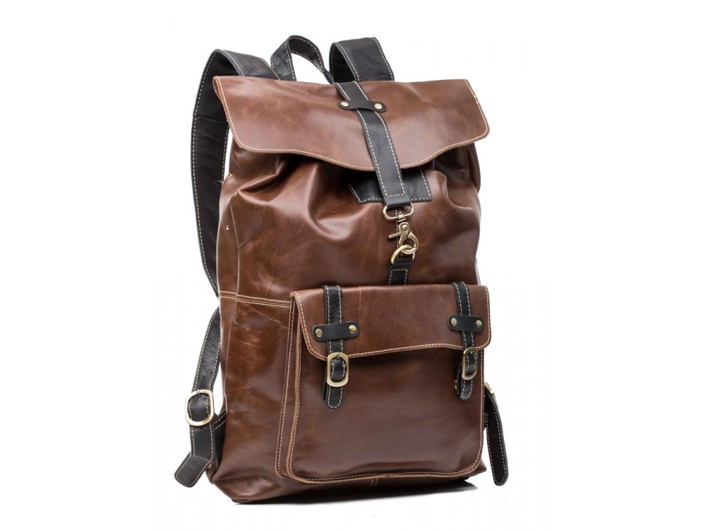Рюкзак кожаный Tiding Bag G8894B - Royalbag Фото 1