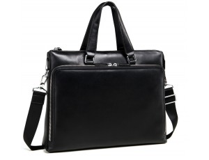 Деловая мужская кожаная сумка-портфель для документов Tiding Bag M664-4A - Royalbag
