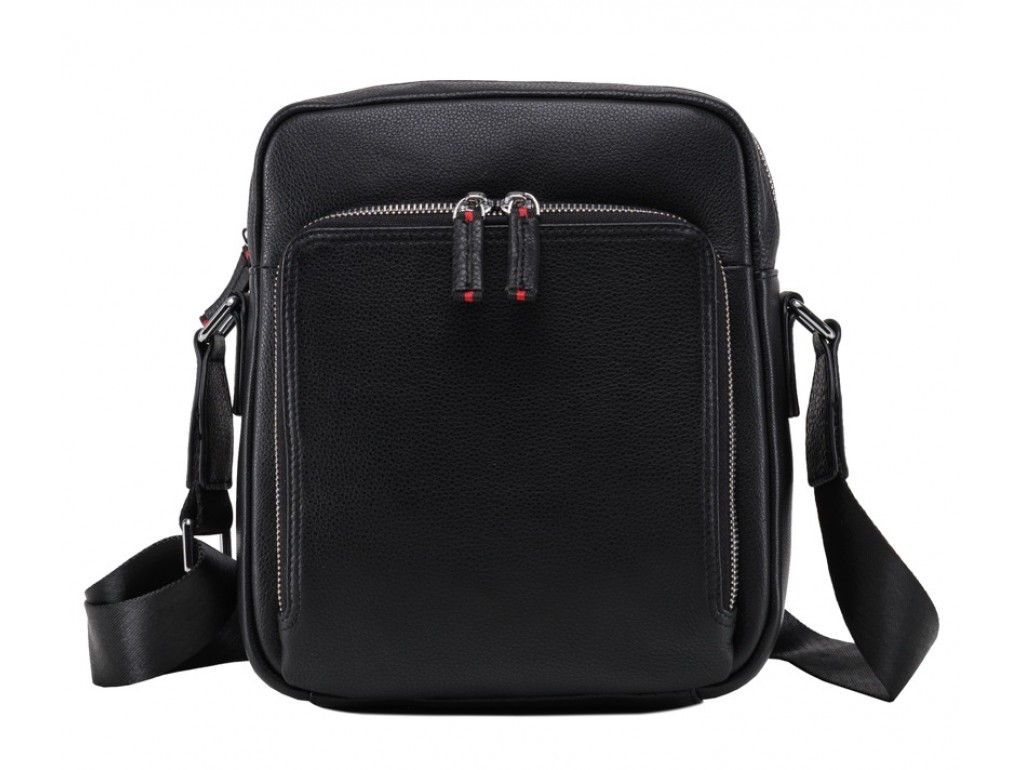 Классическая мужская кожаная сумка через плечо Tiding Bag NM17-33960-2A - Royalbag