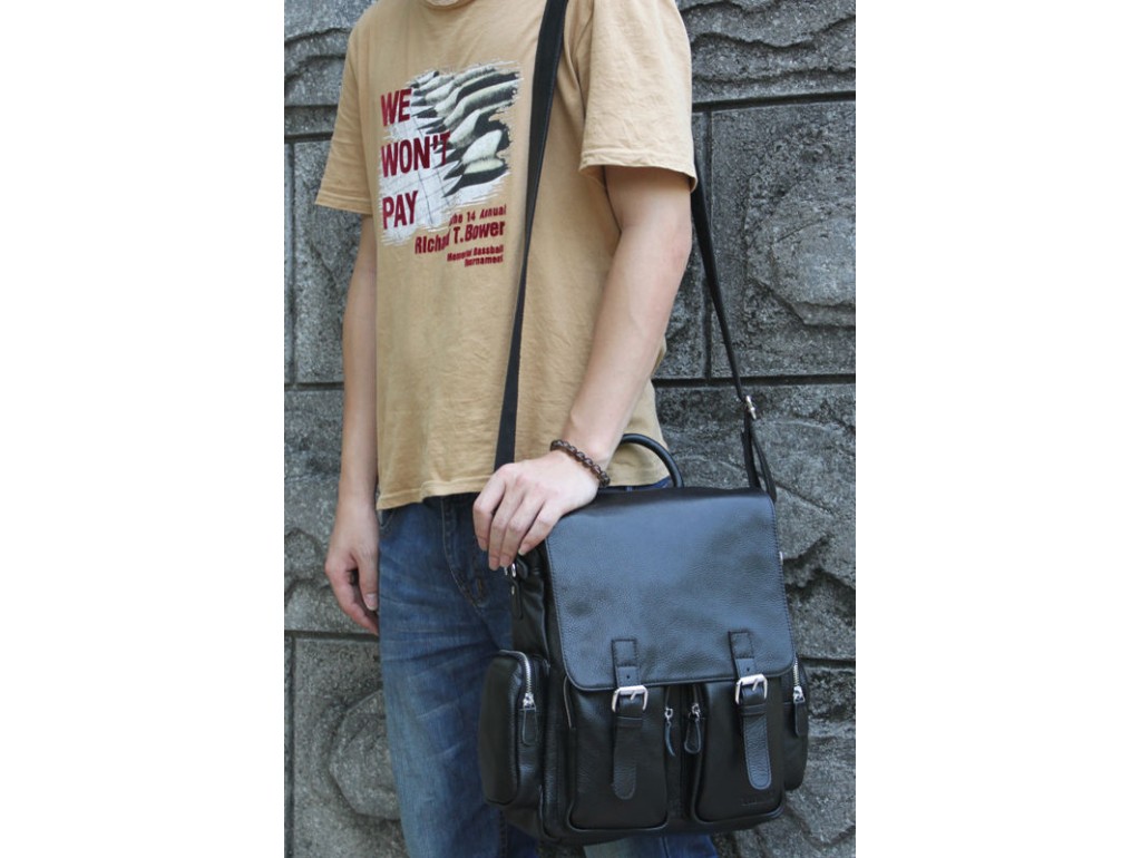 Рюкзак кожаный TIDING BAG T3101 - Royalbag
