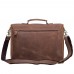 Мужской портфель из натуральной кожи в винтажном стиле Tiding Bag t0002 - Royalbag Фото 4
