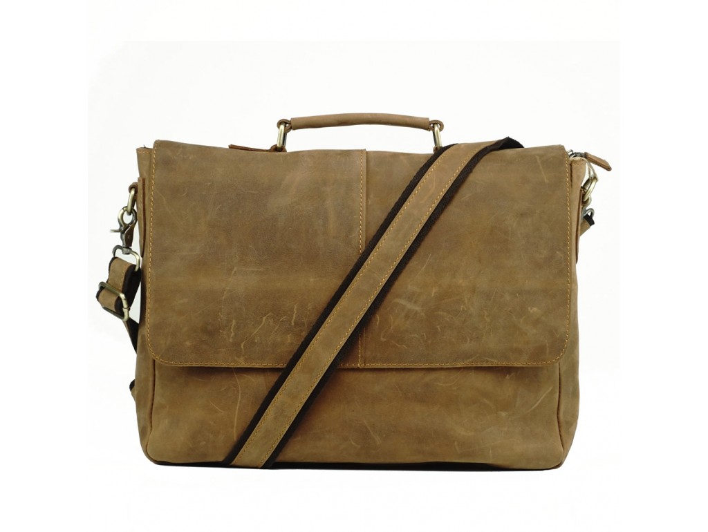 Мужской кожаный портфель TIDING BAG t0019 - Royalbag