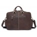 Дорожная кожаная сумка прочная тревел бег коричневая Tiding Bag 7028B - Royalbag Фото 4
