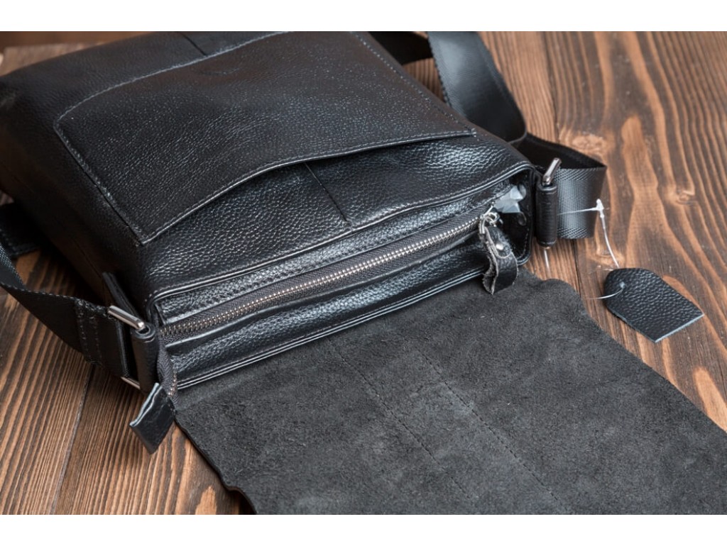 Мужская сумка-кроссбоди из натуральной кожи Tiding Bag M2837A - Royalbag
