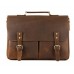 Прочный мужской кожаный портфель с отделом для ноутбука TIDING BAG t0016 - Royalbag Фото 4