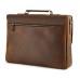 Прочный мужской кожаный портфель с отделом для ноутбука TIDING BAG t0016 - Royalbag Фото 5