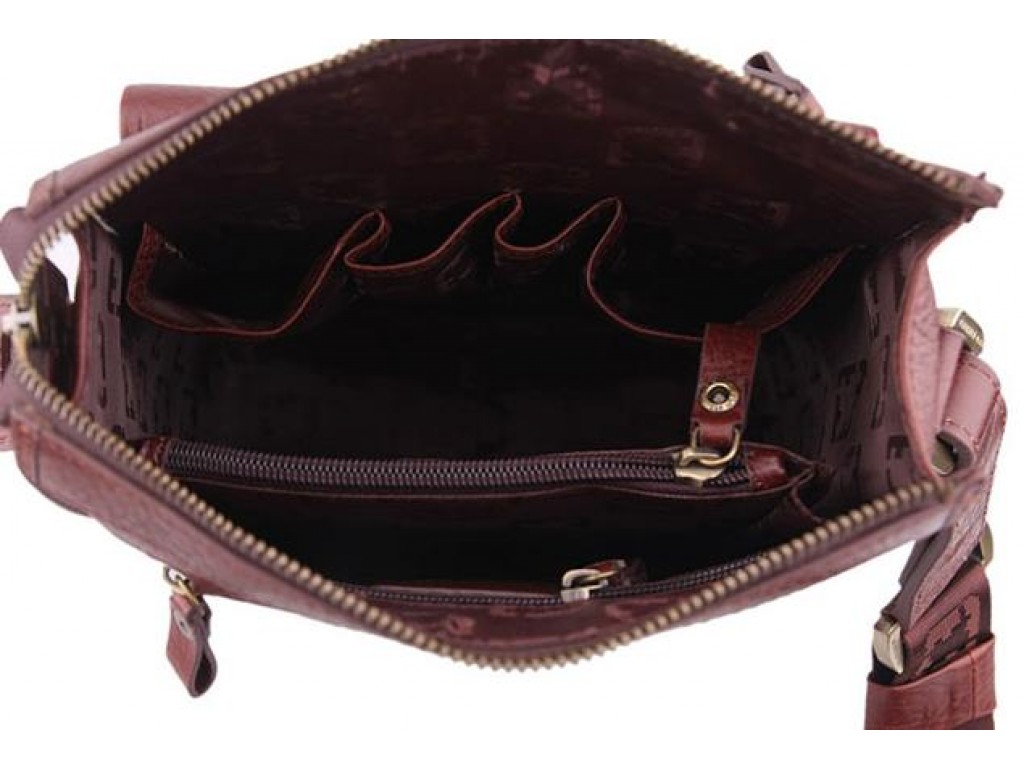 Каркасная мужская сумка через плечо из натуральной кожи Tifenis Tf69978-2C - Royalbag