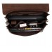 Чоловічий шкіряний портфель з клапаном коричневий Tiding Bag 7091C - Royalbag Фото 9