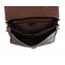 Чоловічий шкіряний портфель з клапаном коричневий Tiding Bag 7091C - Royalbag Фото 10