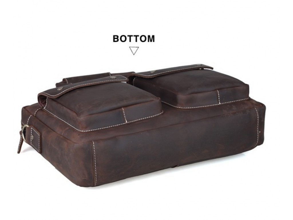 Мужской кожаный портфель TIDING BAG T1123 - Royalbag