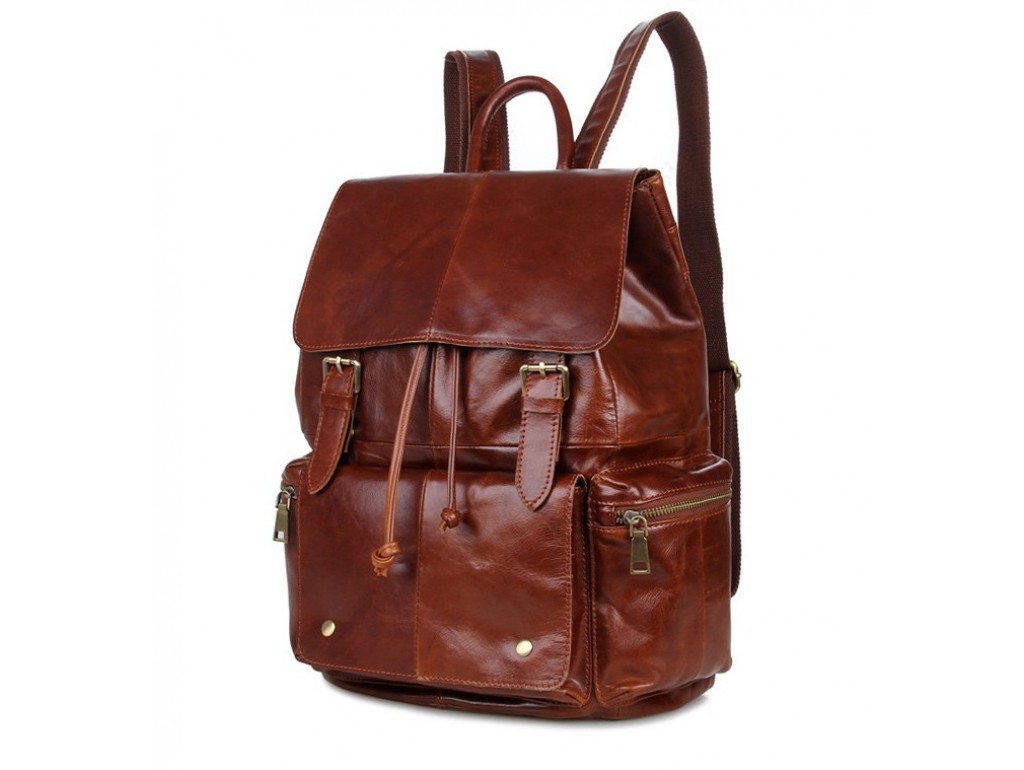 Рюкзак кожаный TIDING BAG 7249B - Royalbag Фото 1