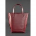 Кожаная женская сумка шоппер D.D. бордовая - Royalbag Фото 5