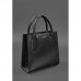 Кожаная женская сумка-кроссбоди черная - Royalbag Фото 5