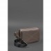 Кожаная поясная сумка Dropbag Mini темно-бежевая - Royalbag Фото 4