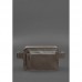 Кожаная поясная сумка Dropbag Mini темно-бежевая - Royalbag Фото 5