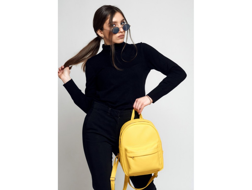 Женский рюкзак Sambag Brix KSH желтый - Royalbag Фото 1