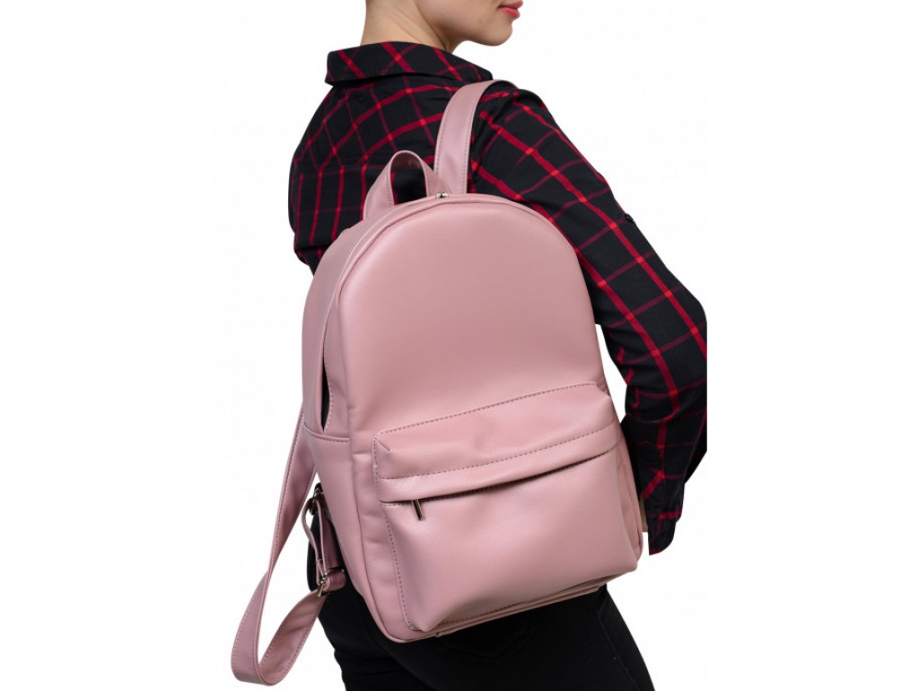 Женский рюкзак Sambag Brix LB розовый - Royalbag Фото 1