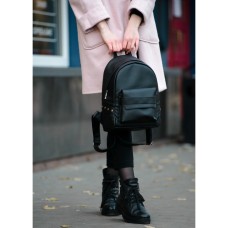 Женский рюкзак Sambag Dali LBC черный - Royalbag Фото 2