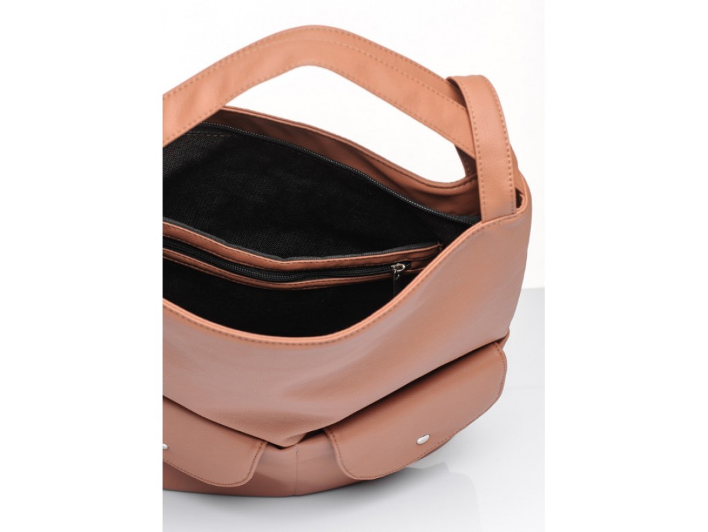 Женский рюкзак Sambag Asti LKH коричневый - Royalbag