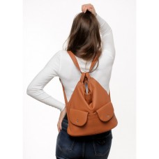 Женский рюкзак Sambag Asti LKH коричневый - Royalbag Фото 2