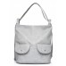 Женский рюкзак Sambag Asti XKH светло-серый нубук - Royalbag Фото 5