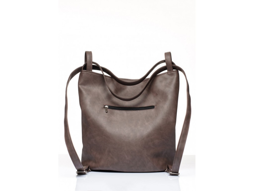 Купить женский рюкзак Sambag Asti XKH светло-коричневый нубук - Royalbag