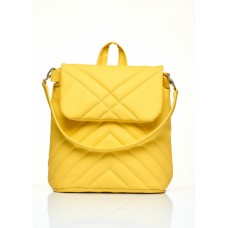 Женский рюкзак Sambag Loft QSH желтый - Royalbag Фото 2