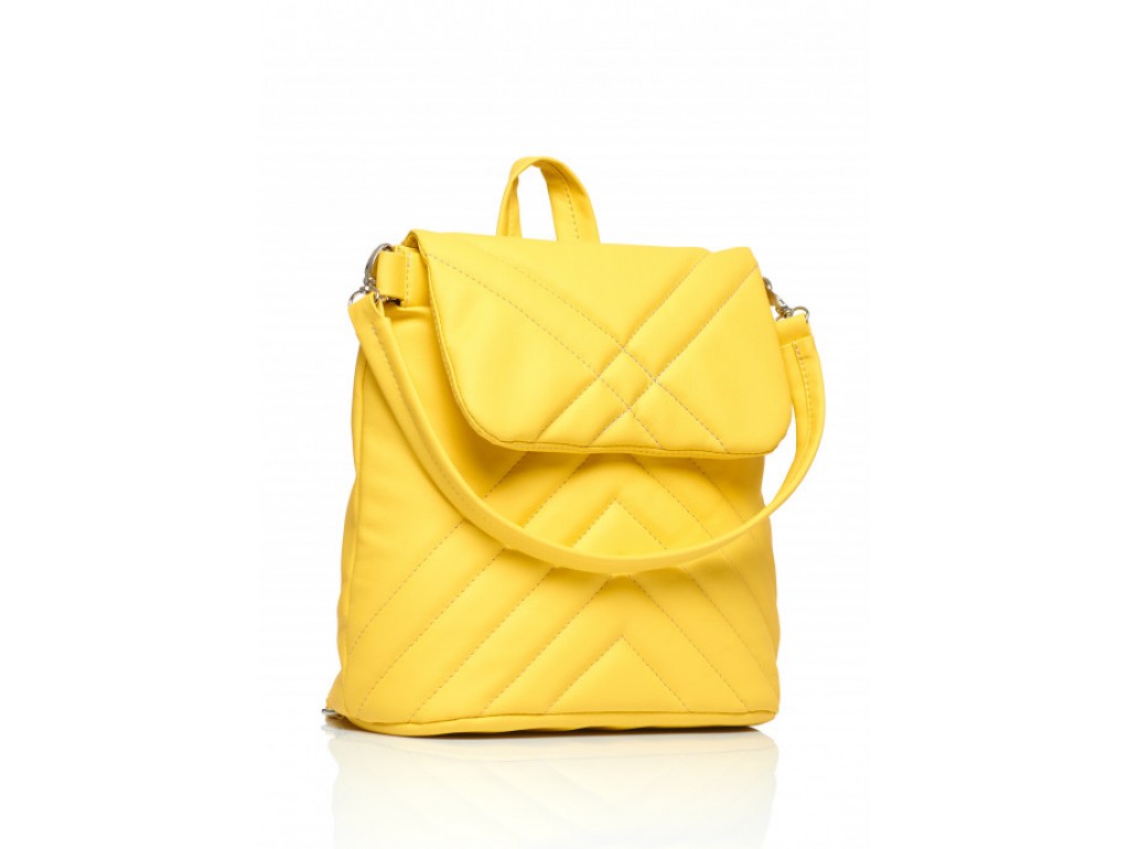 Женский рюкзак Sambag Loft QSH желтый - Royalbag