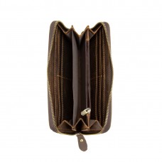 Кожанный клатч из винтажной кожи Tiding Bag t4007-1DB - Royalbag