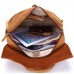 Стильная мужская кожаная сумка-портфель в песочном цвете John McDee JD8047C - Royalbag Фото 5